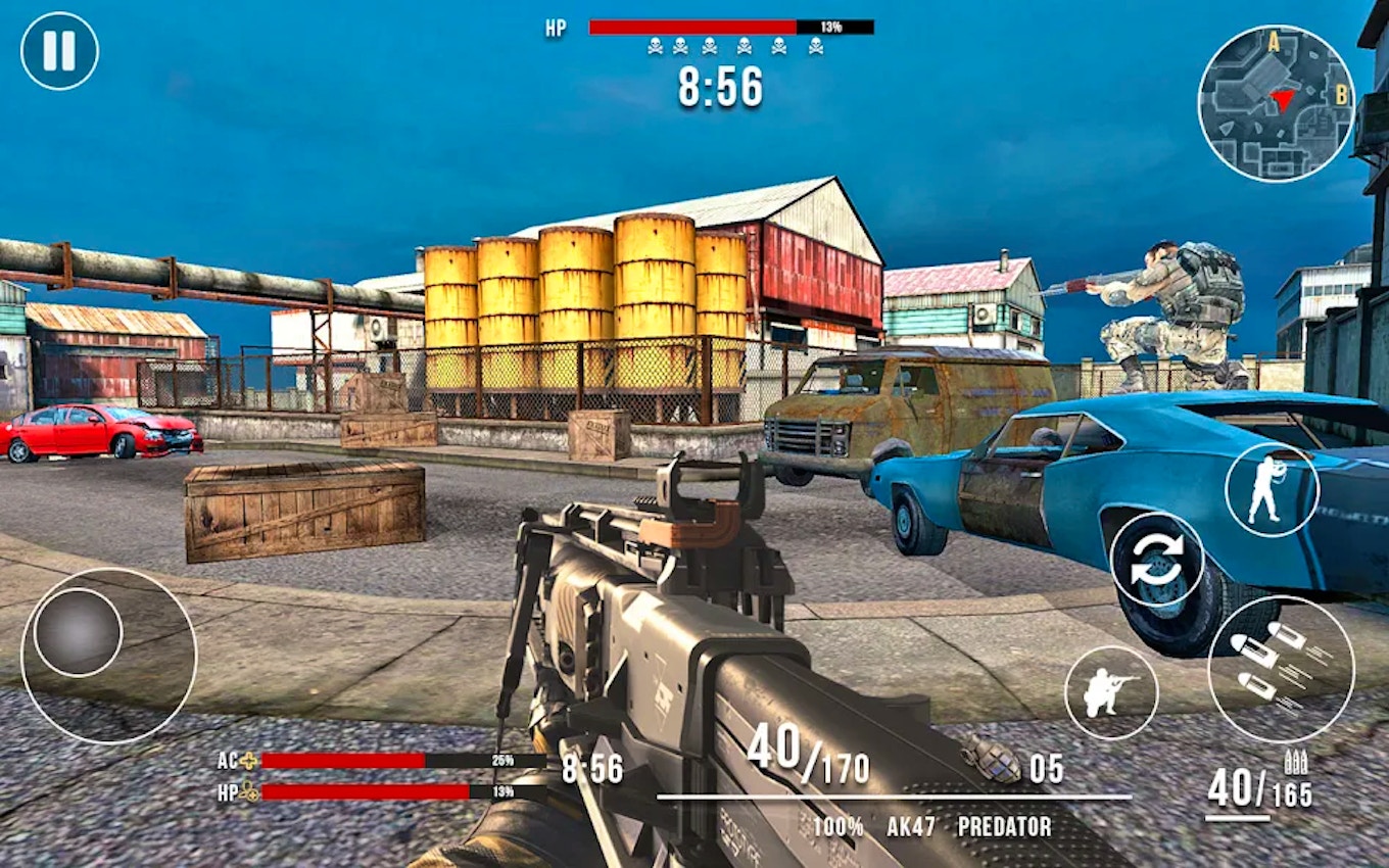 Advanced Frontline Assault: Battleground Fire Max Shooting